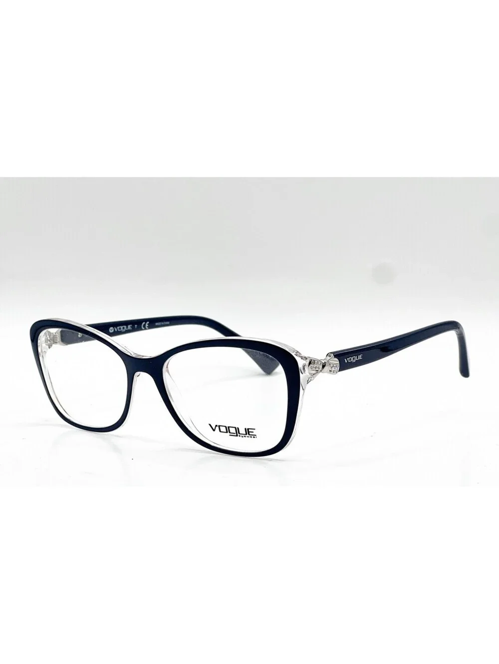 Vogue VO 5095-B 2466 Top Blue Serigraphy Authentic Eyeglass Frames 52-16